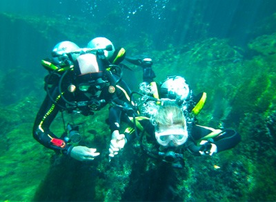 Самостоятельное погружение в воду с аквалангом Open Water Diver