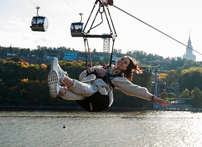Захватывающие Zipline-полеты через Москва-реку для взрослых и детей
