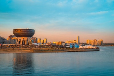 На катере по реке Казанке