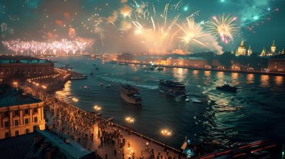Праздник на воде: салют, музыка и Петербург