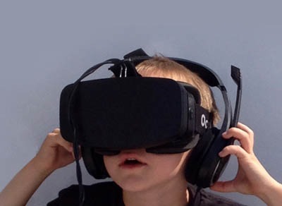 Посещение интерактивной экскурсии в VR-шлеме для детей