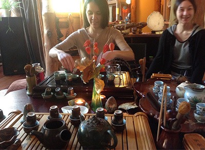 Китайская чайная церемония в чайном клубе